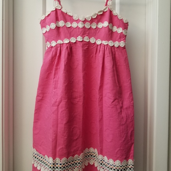 Anna Sui Pink Daisy Dress 2 - Picture 1 of 8